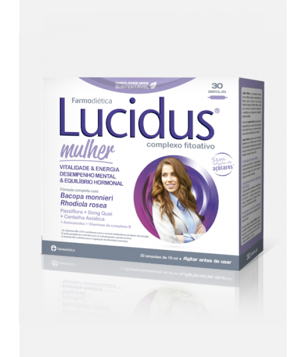 Lucidus Mulher - 30 Ampolas - Farmodietica