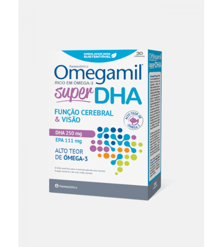Omegamil Super DHA - 30 Cápsulas - Farmodietica