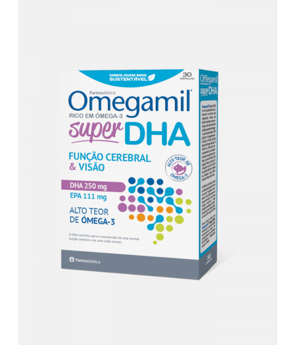 Omegamil Super DHA - 30 Cápsulas - Farmodietica
