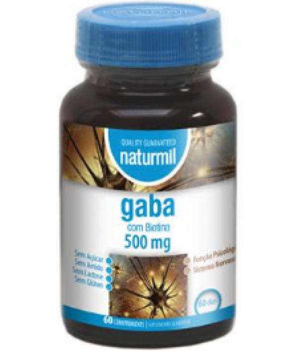 Gaba 500mg - 60 comprimidos - Naturmil